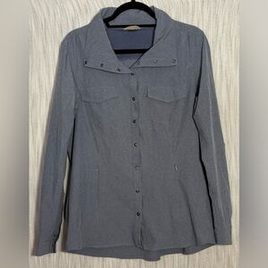 Duluth Trading Co Blue Sol Survivor Sun Protection Shirt